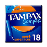 Tampax Compak Tampons 18 Pack Super Plus